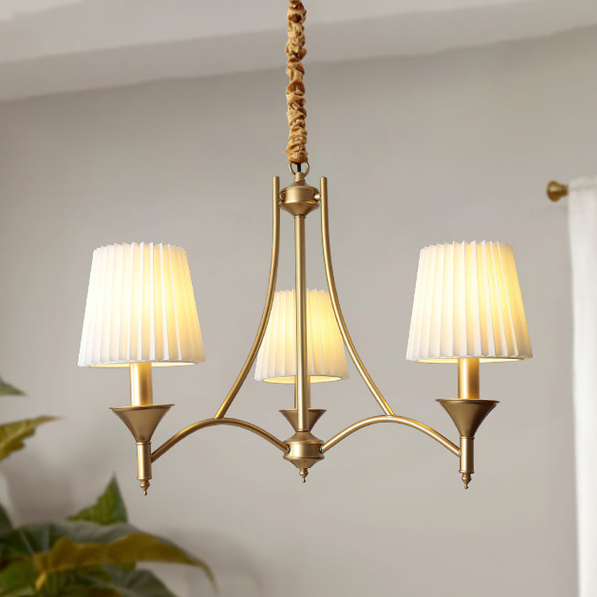 Myrna Pleated Chandelier