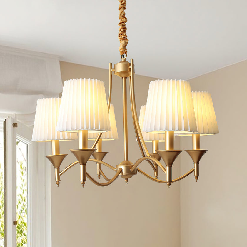 Myrna Pleated Chandelier