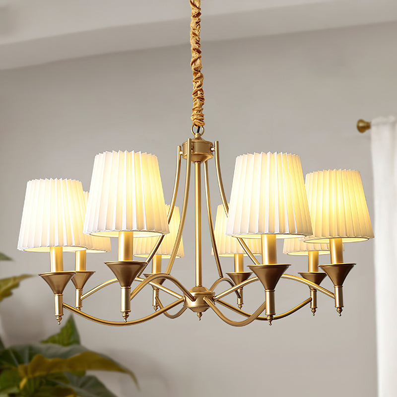 Myrna Pleated Chandelier