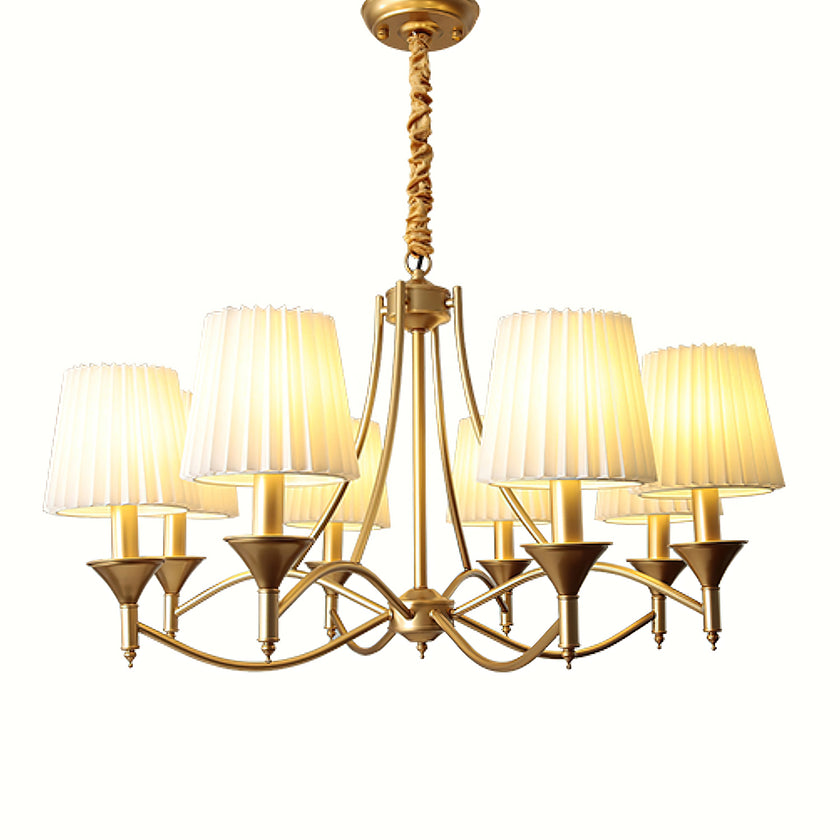 Myrna Pleated Chandelier