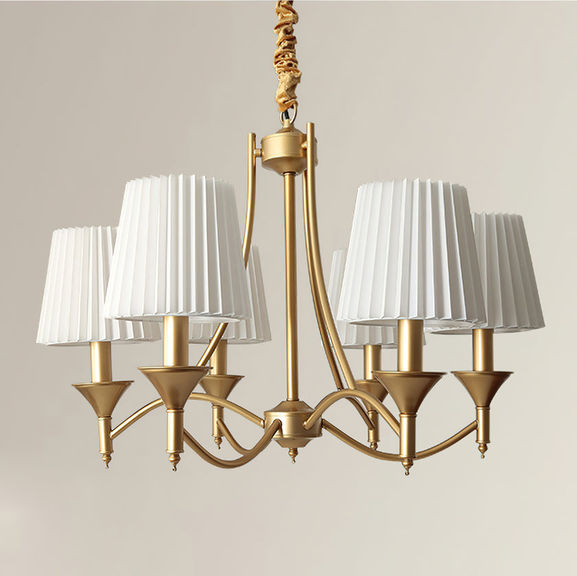 Myrna Pleated Chandelier