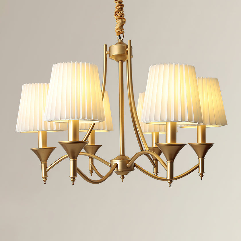 Myrna Pleated Chandelier