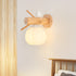 Nordic Solid Wood Bird Wall Lamp