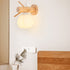 Nordic Solid Wood Bird Wall Lamp