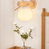 Nordic Solid Wood Bird Wall Lamp