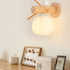 Nordic Solid Wood Bird Wall Lamp