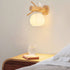 Nordic Solid Wood Bird Wall Lamp