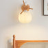 Nordic Solid Wood Bird Wall Lamp