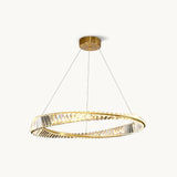 Lámpara colgante Ous Crystal Ring