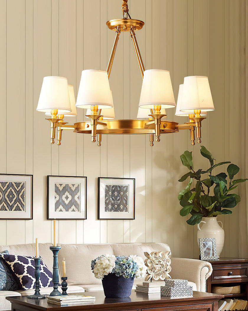 Postmodern Round Chandelier