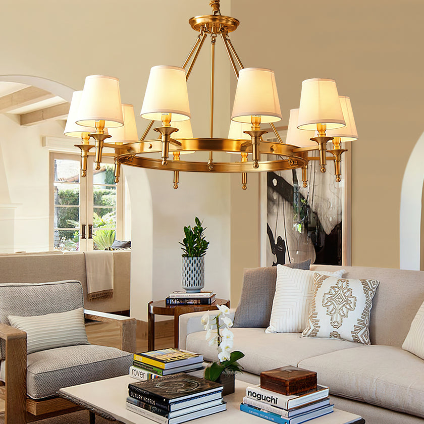 Postmodern Round Chandelier