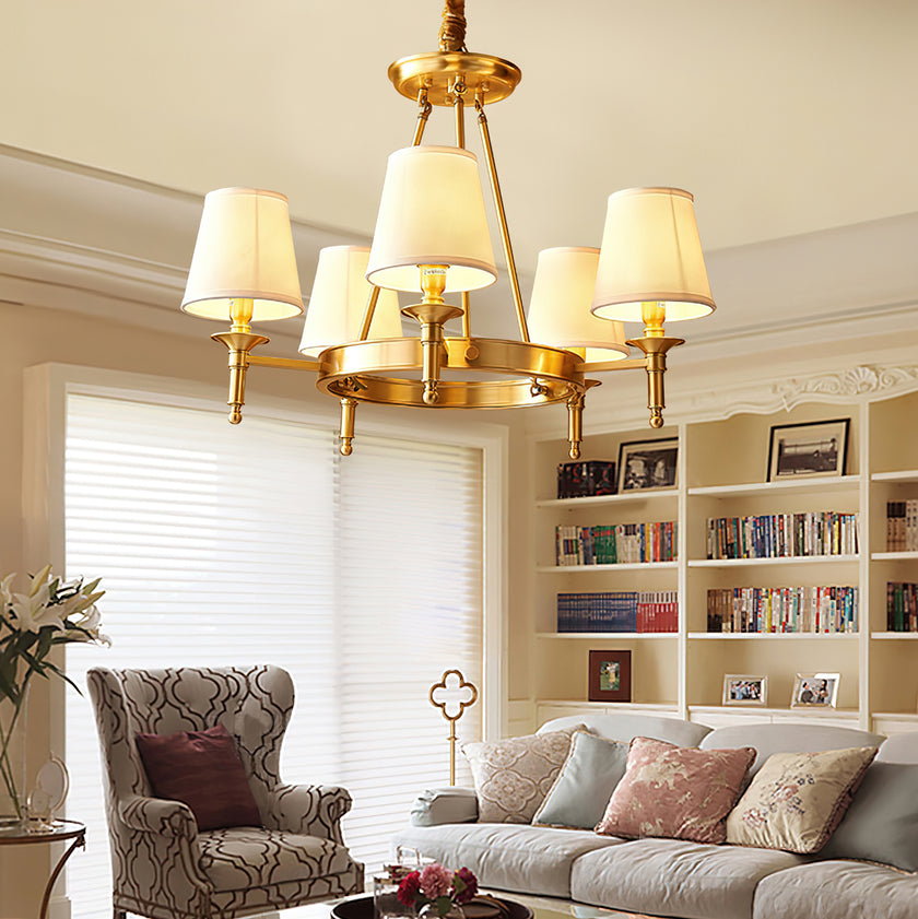 Postmodern Round Chandelier