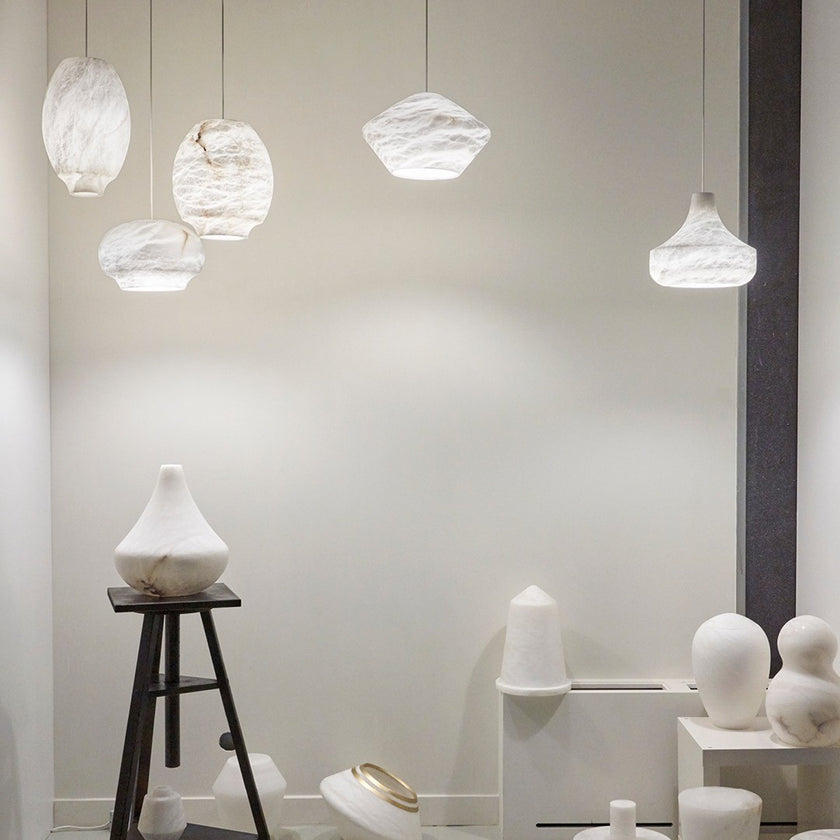Prague Alabaster Pendant Light