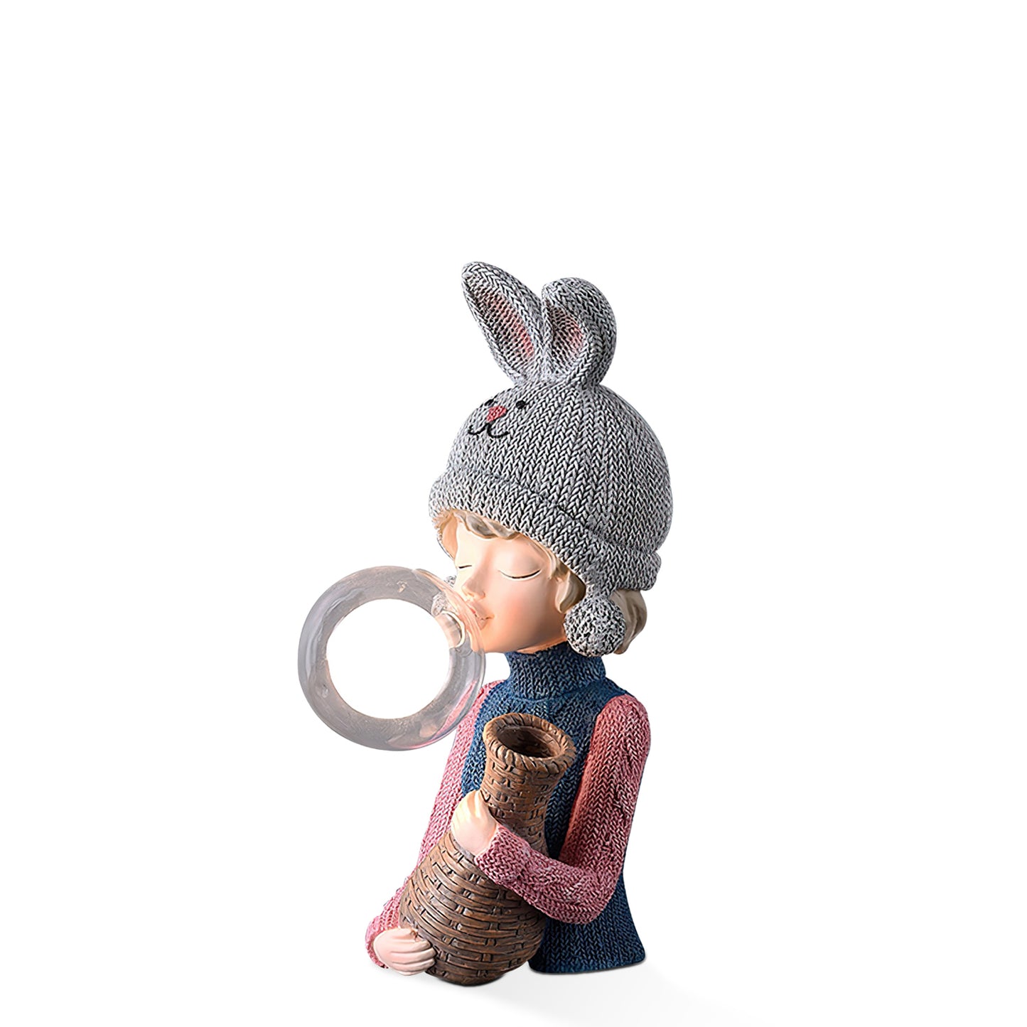 Resin Series-Rabbit Girl Table Lamp