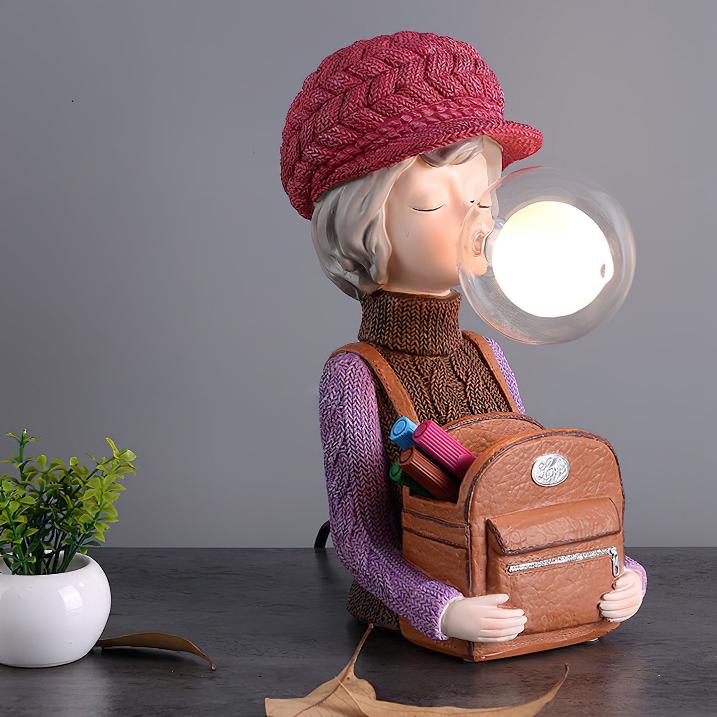 Resin Series - Bubble Girl Table Lamp