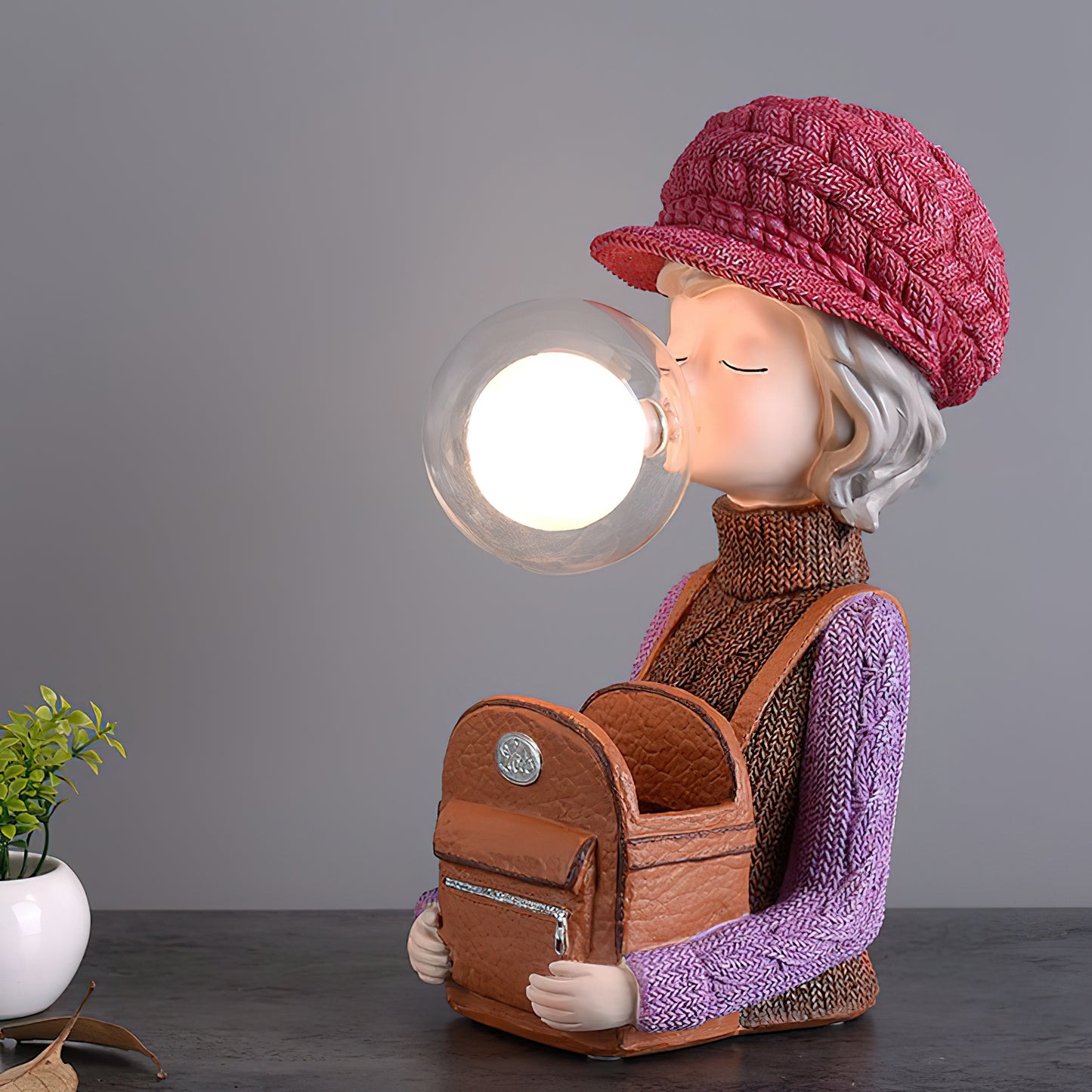 Resin Series - Bubble Girl Table Lamp