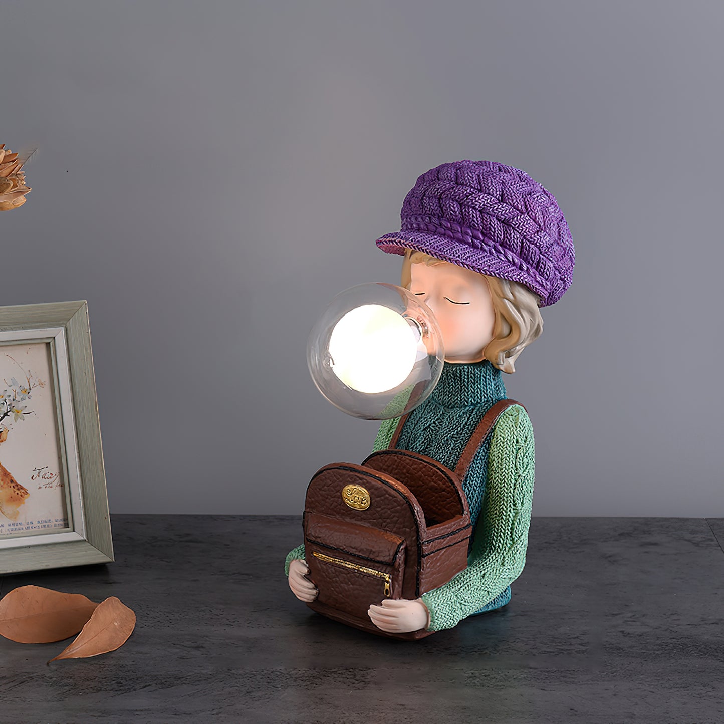 Resin Series - Bubble Girl Table Lamp