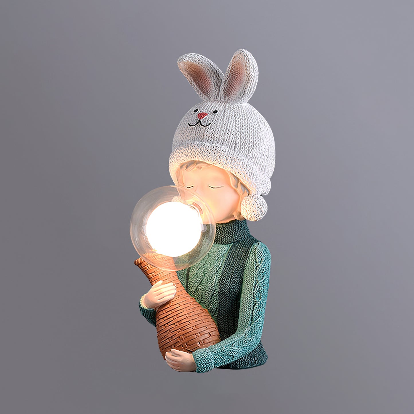 Resin Series-Rabbit Girl Table Lamp