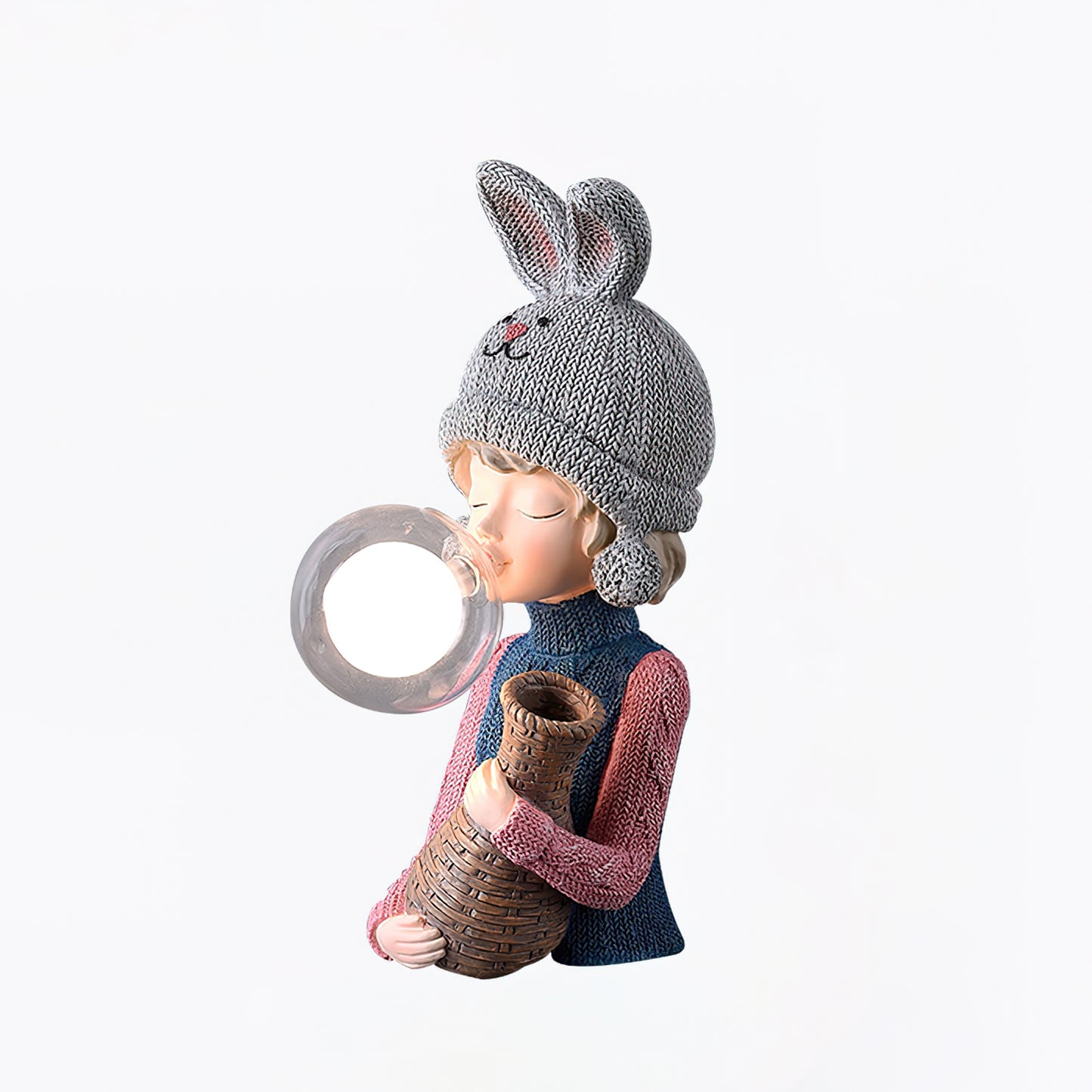 Resin Series-Rabbit Girl Table Lamp