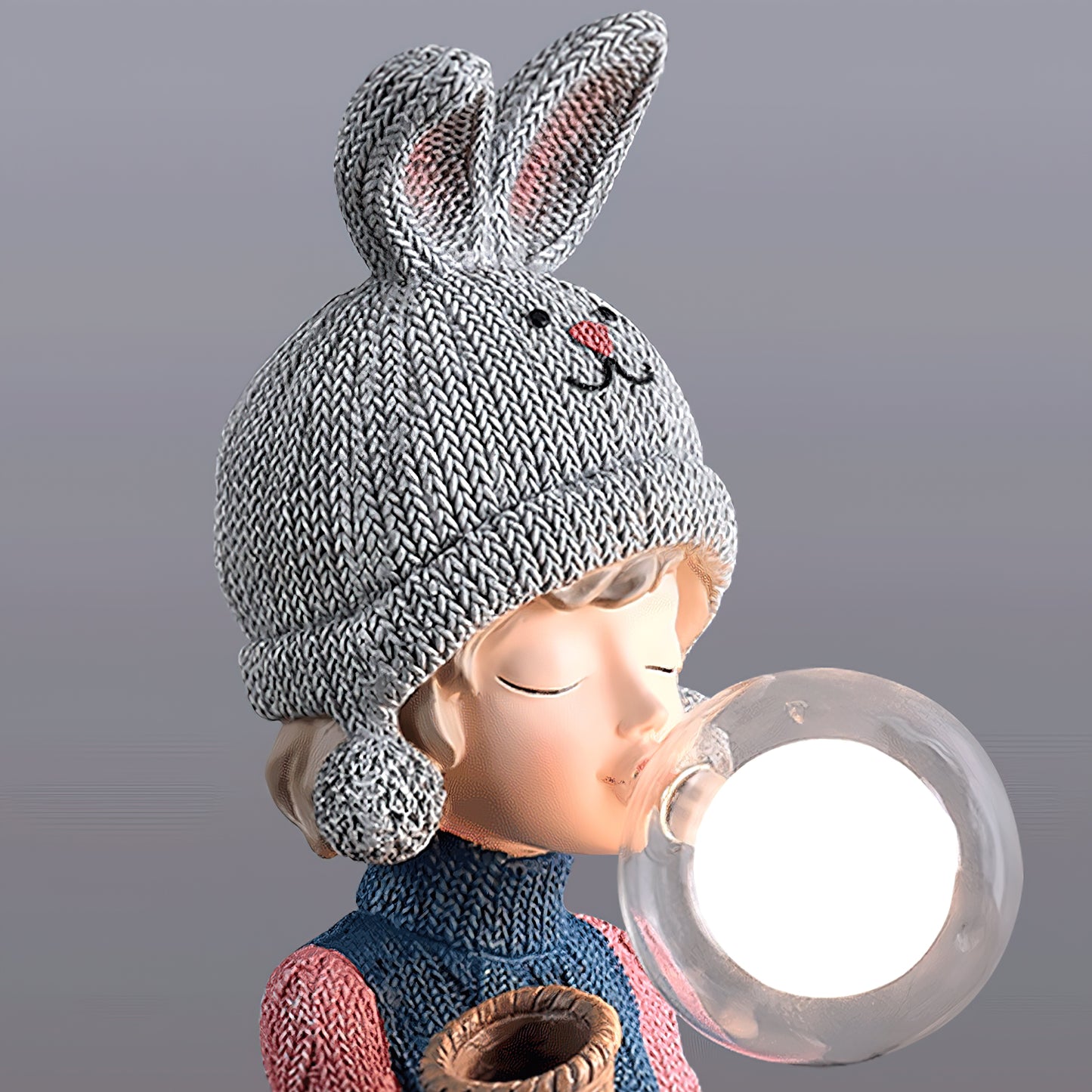 Resin Series-Rabbit Girl Table Lamp