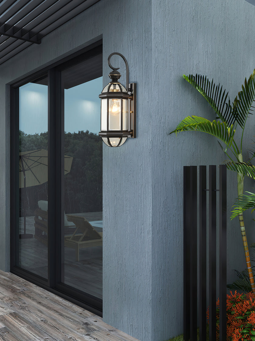 Retro Messing Außenwandlampe