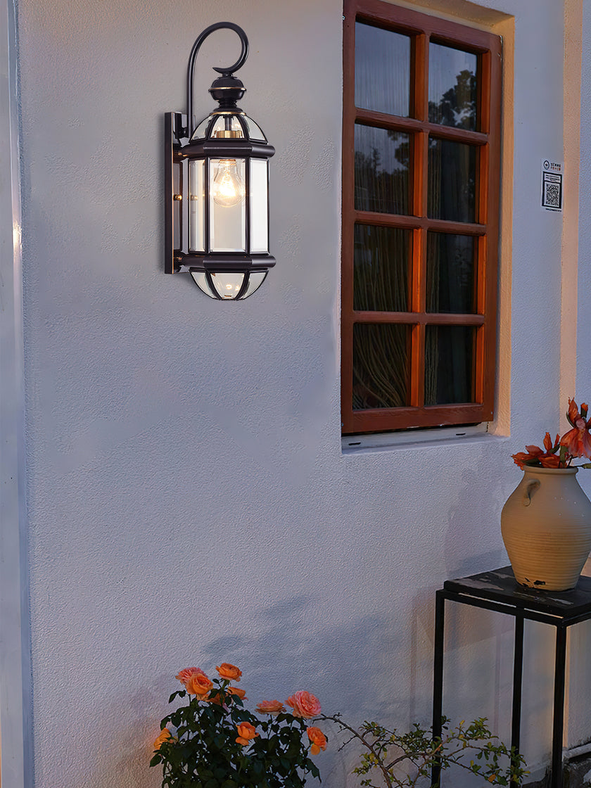 Retro Messing Außenwandlampe