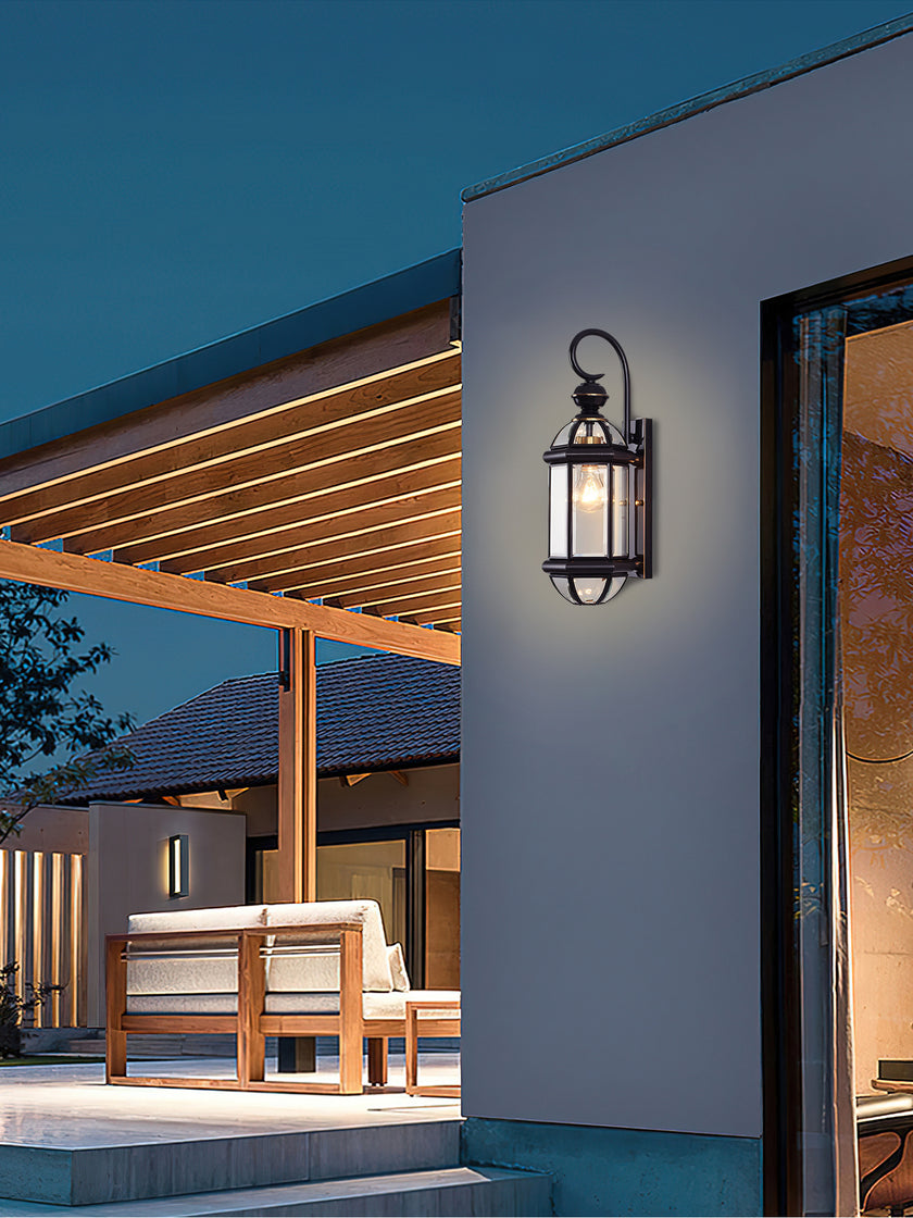 Retro Messing Außenwandlampe