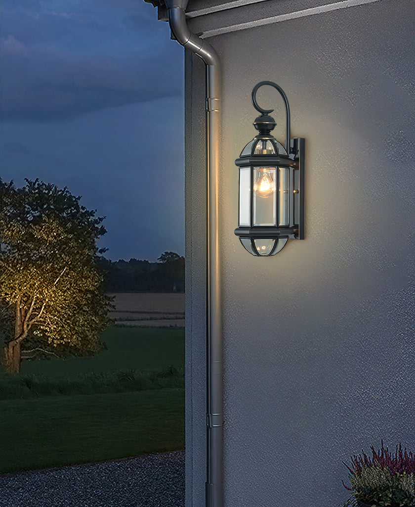 Retro Messing Außenwandlampe