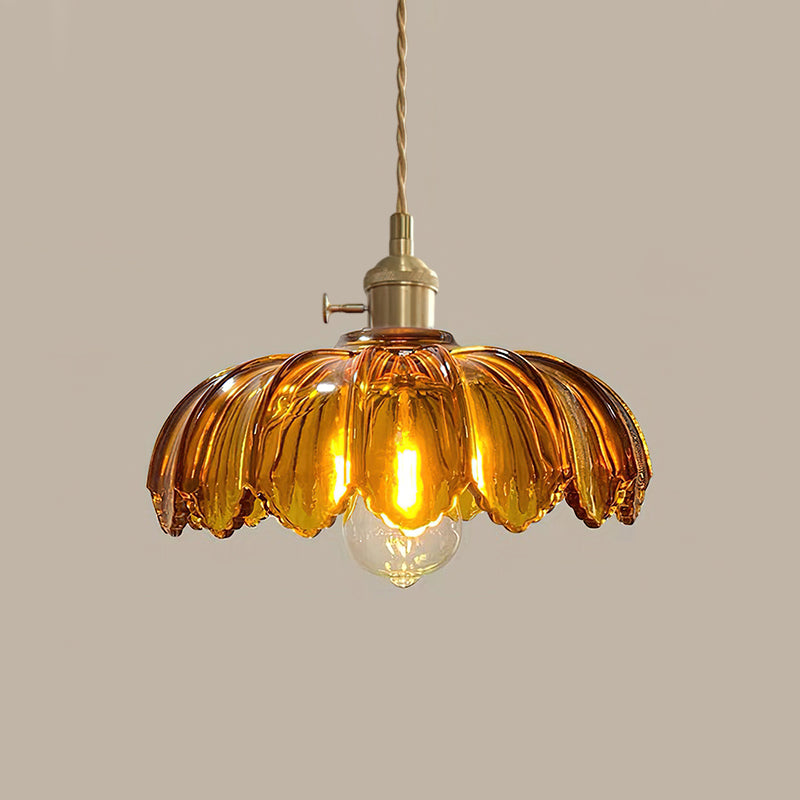 Retro Petal Pendant Lamp