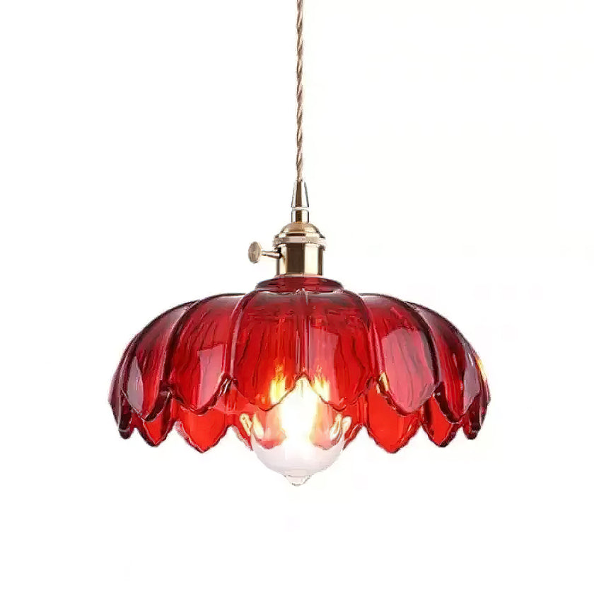Retro Petal Pendant Lamp