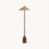 Retro Straw Hat Floor Lamp