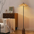 Retro Straw Hat Floor Lamp