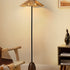 Retro Straw Hat Floor Lamp