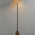 Retro Straw Hat Floor Lamp