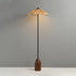 Retro Straw Hat Floor Lamp
