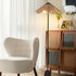 Retro Straw Hat Floor Lamp