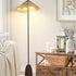 Retro Straw Hat Floor Lamp