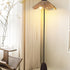 Retro Straw Hat Floor Lamp