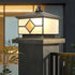 Retro Waterproof Brass Column Lamp