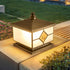 Retro Waterproof Brass Column Lamp
