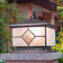 Retro Waterproof Brass Column Lamp