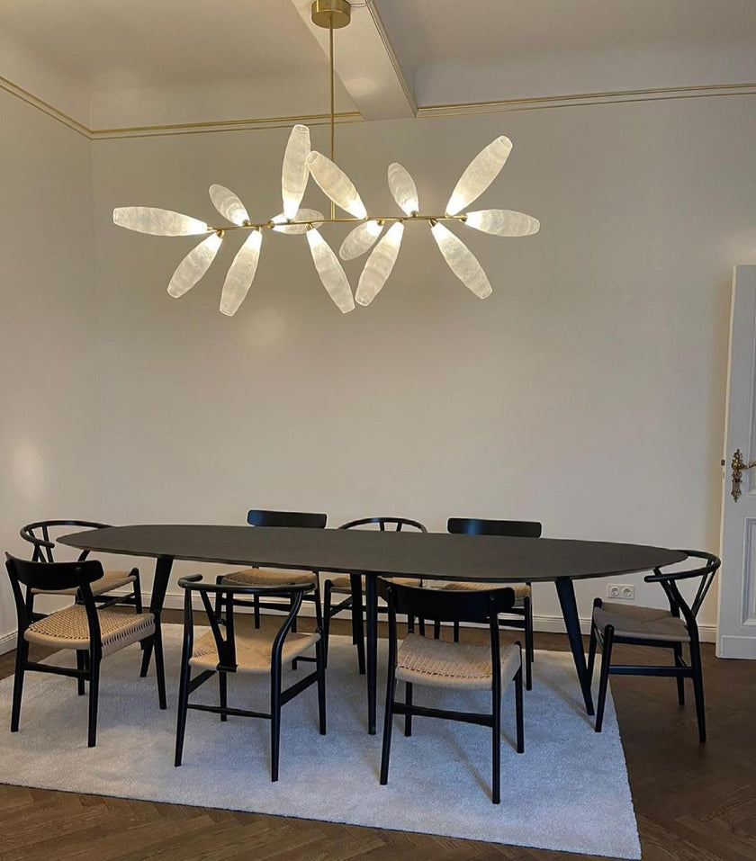 Rice Grain Glass Chandelier