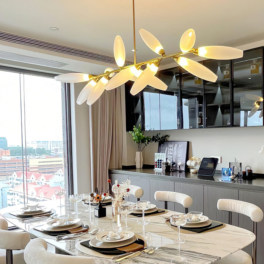 Rice Grain Glass Chandelier