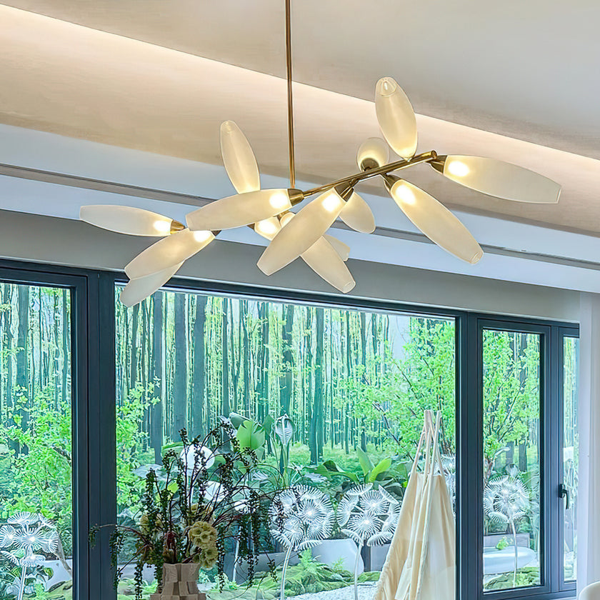 Rice Grain Glass Chandelier