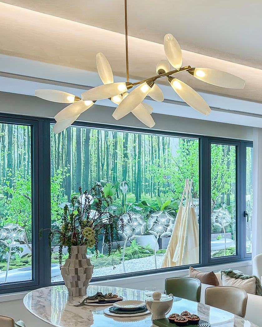 Rice Grain Glass Chandelier