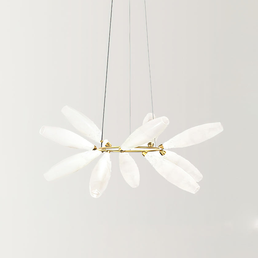 Rice Grain Glass Chandelier