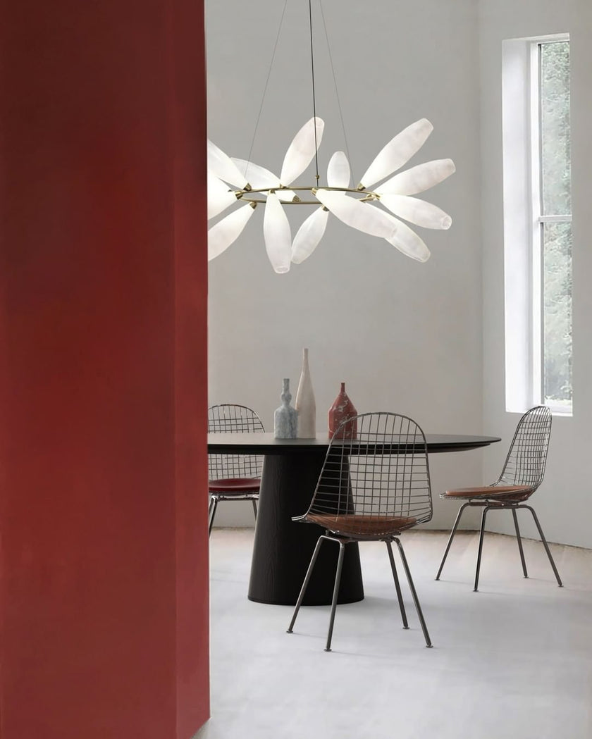 Rice Grain Glass Chandelier