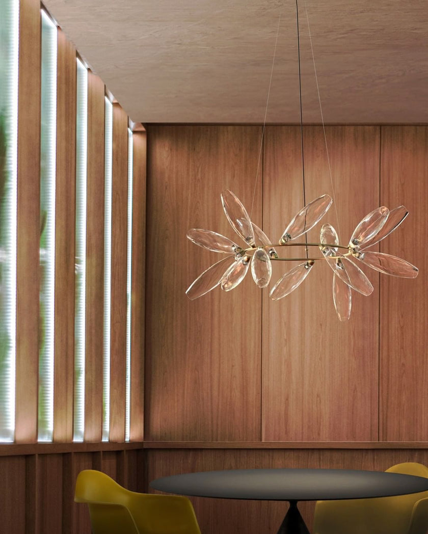 Rice Grain Glass Chandelier