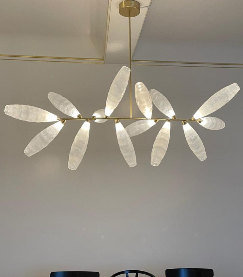 Rice Grain Glass Chandelier