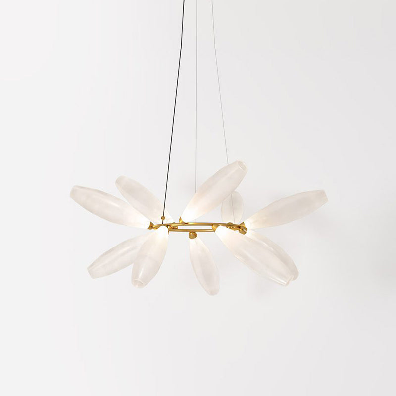 Rice Grain Glass Chandelier